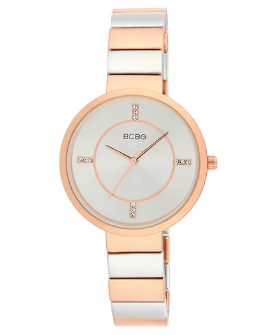 Bcbg Women's Quartz Round Two-Tone Stainless Steel Watch 36mm