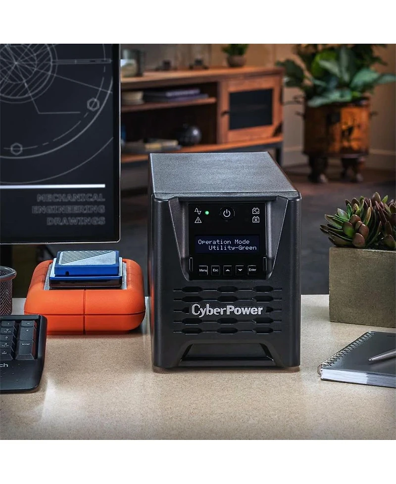 CyberPower PR750LCD3C Smart App 750VA/750W Sinewave Mini-Tower Ups