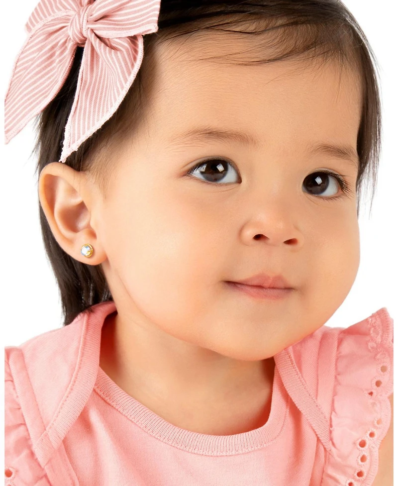 Tiny Blessings Children's 14K Gold Enchanted Light Studs Girls' Screw Back Earrings