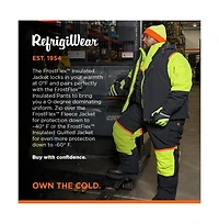 RefrigiWear Men's FrostFlex Insulated Jacket - 0°F Cold Protection, Flexible and Water-Repellent Workwear