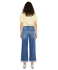 KanCan Women's Reyna Essentials High Rise Wide Leg Jeans
