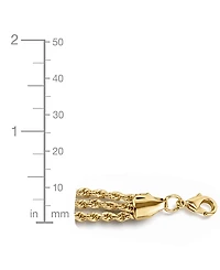 And Now This Triple Twisted Rope Chain Bracelet