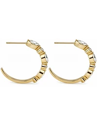 And Now This Crystal C Hoop Earrings