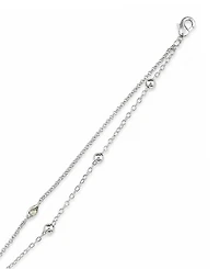 And Now This Two-Row Charm Anklet in Gold-Plate