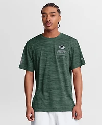 Nike Men's Green Bay Packers Sideline Double Covered Dri-fit Velocity T-Shirt