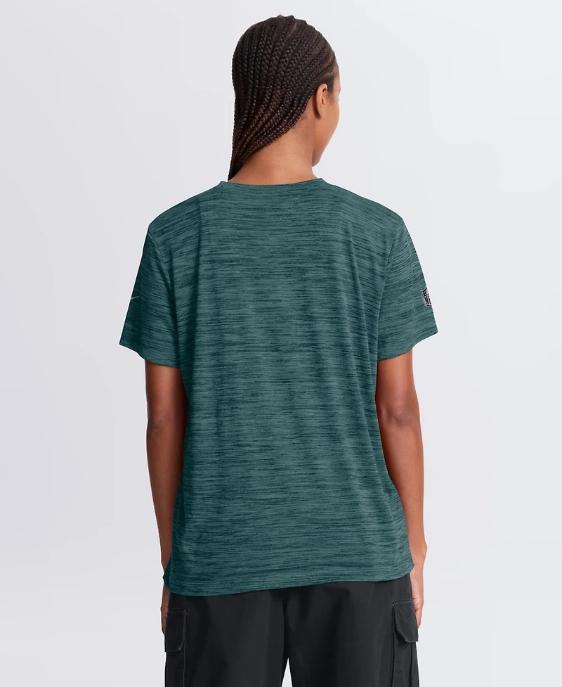 Nike Women's Midnight Green Philadelphia Eagles Sideline Velocity Dri-fit T-Shirt