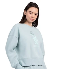 Starter Women's Mint Chicago White Sox Pastels Boxy Fleece Sweatshirt
