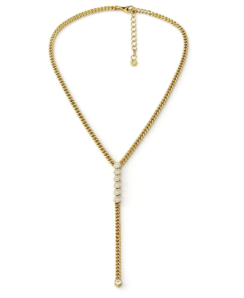 And Now This Cubic Zirconia Y Necklace