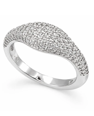 And Now This Cubic Zirconia Paved Ring