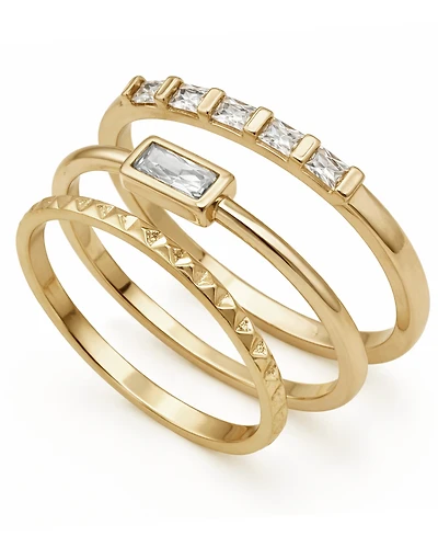And Now This Cubic Zirconia Stack Ring