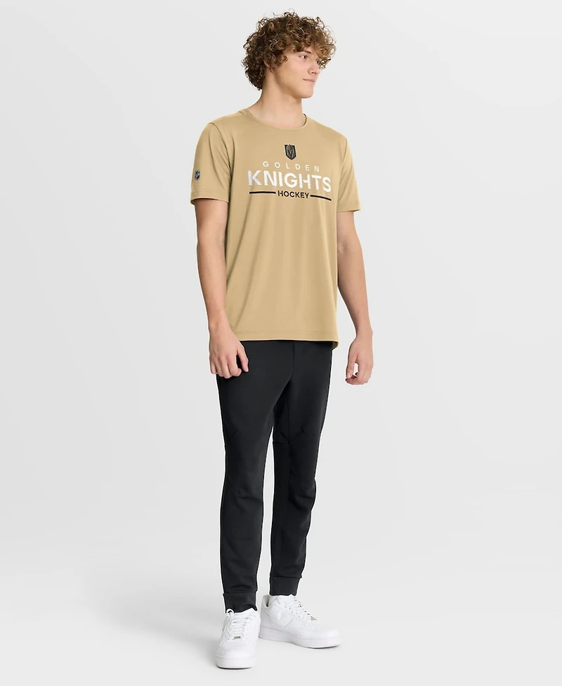 Fanatics Men's Gold Vegas Golden Knights Authentic Pro Rink Tech T-Shirt
