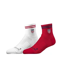 Strideline Men's and Women's Usmnt Two-Pack Half-Calf Knit Sock Set