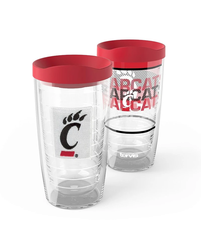 Tervis Cincinnati Bearcats 2-Pack 16oz. Competitor Emblem Tumbler Set