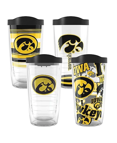 Tervis Iowa Hawkeyes 4-Pack 16oz. Classic Tumbler Set