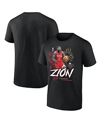 Fanatics Mto Label Men's Zion Williamson Black New Orleans Pelicans Competitor T-Shirt