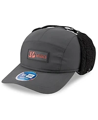 New Era Men's Charcoal Cincinnati Bengals 2025 Sideline Cold Weather Runner Dog Ear Adjustable Hat