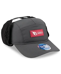 New Era Men's Charcoal Arizona Cardinals 2025 Sideline Cold Weather Runner Dog Ear Adjustable Hat