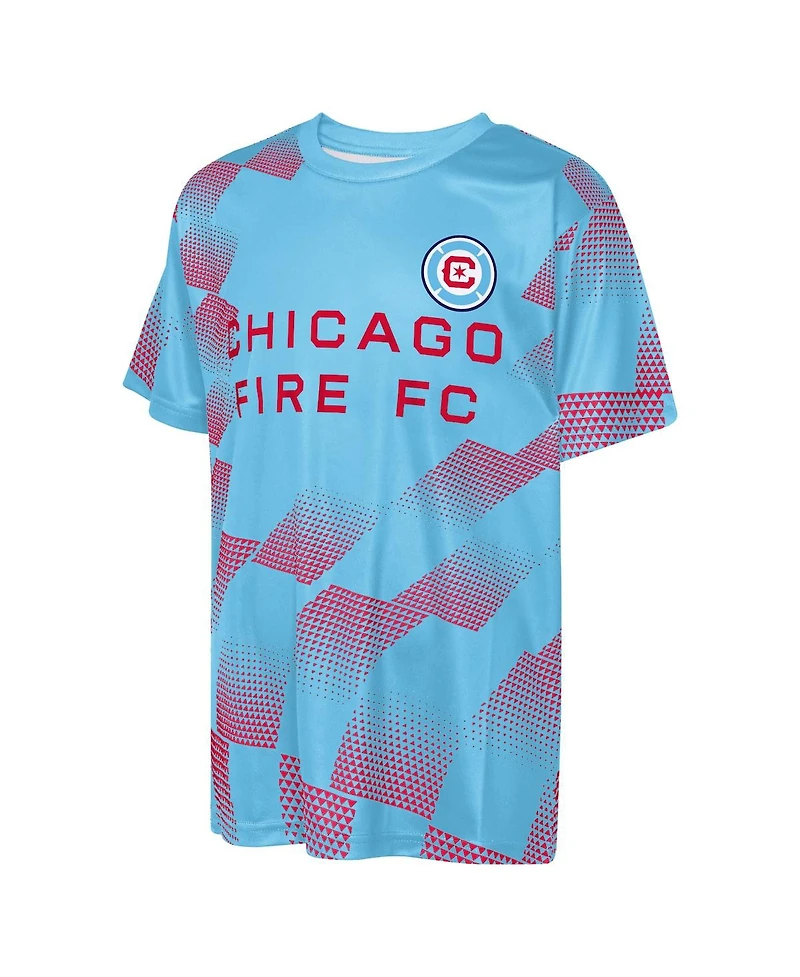 Outerstuff Big Boys and Girls Blue Chicago Fire Sheer Thrill T-Shirt