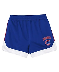 Outerstuff Preschool Royal Chicago Cubs Pinch Hitter Infielder T-Shirt and Shorts Set