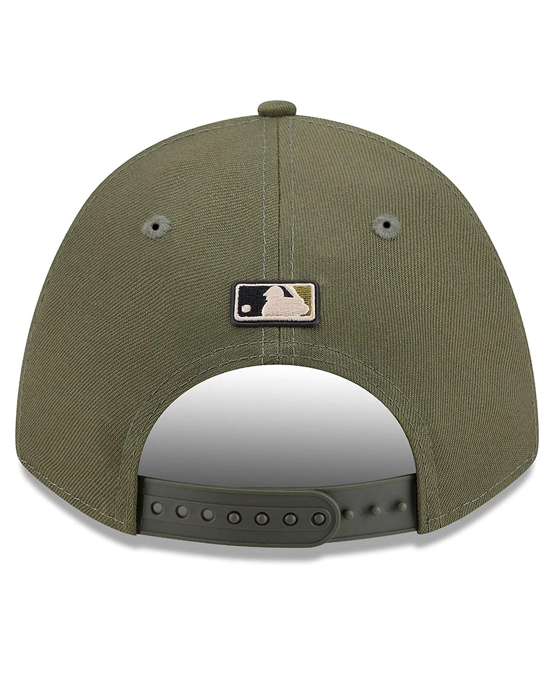 New Era Big Boys and Girls Olive Detroit Tigers 2026 Armed Forces Day 9FORTY M-Crown Adjustable Hat