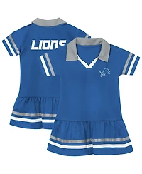 Outerstuff Toddler Girls Blue Detroit Lions Star Player Dress