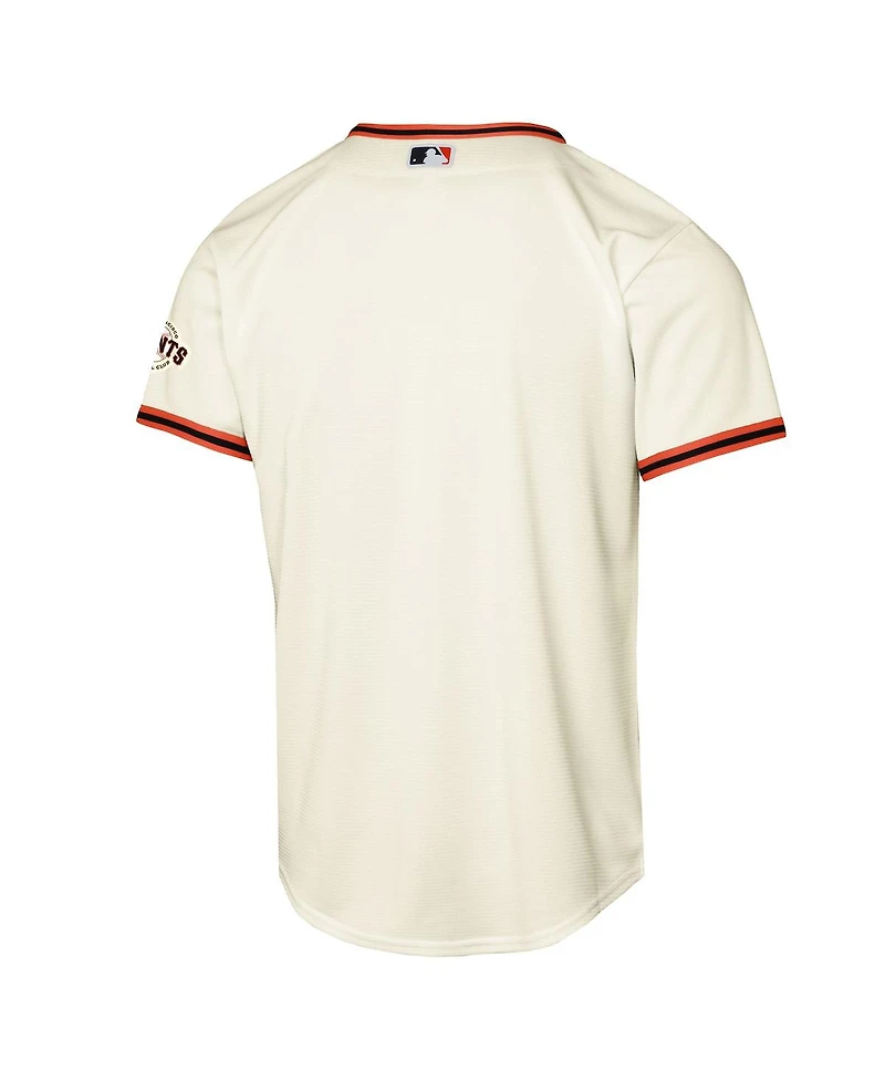 Nike Big Boys and Girls Cream San Francisco Giants Home Stadium Jersey