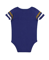 Outerstuff Baby Boys and Girls 3-Piece Baltimore Ravens Up One Bodysuit, Bib Booties Set