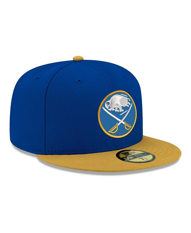 New Era Men's Royal Buffalo Sabres Core Logo Two-Tone 59FIFTY Fitted Hat