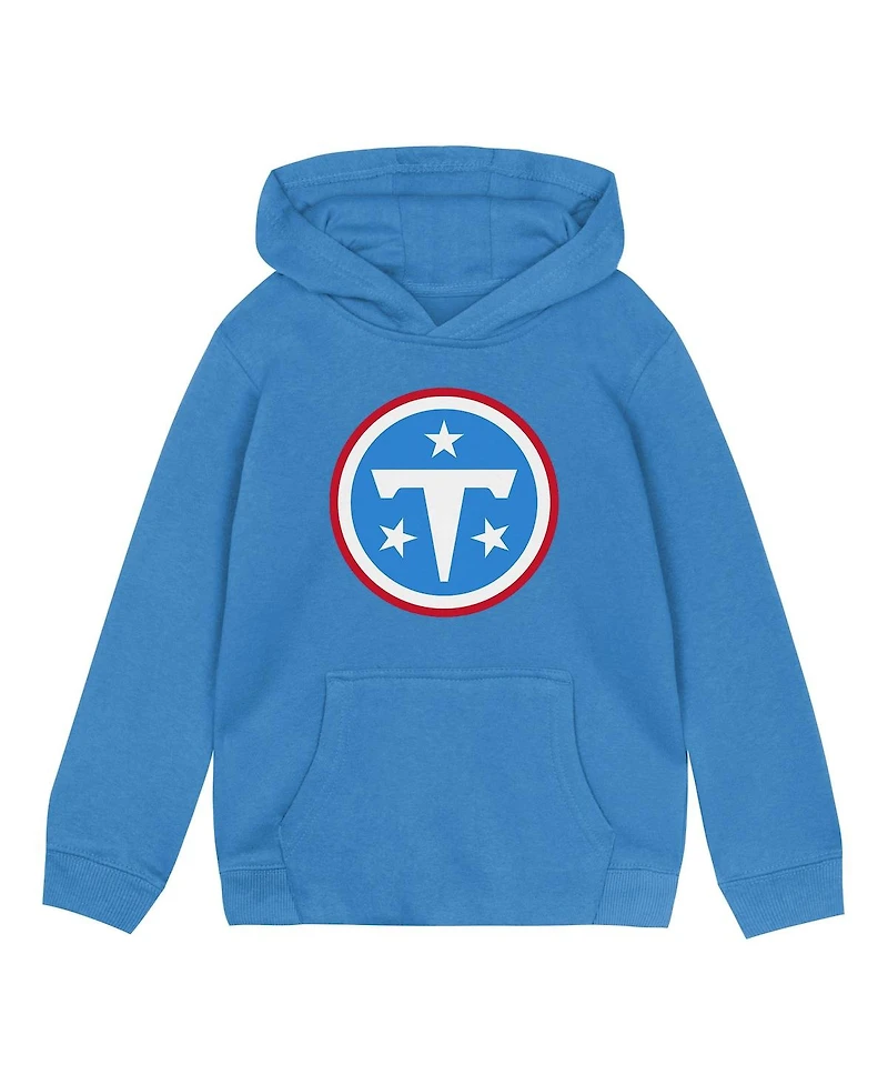 Outerstuff Toddler Light Blue Tennessee Titans Primary Logo Fleece Hoodie