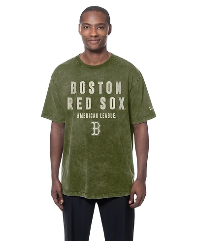 New Era Men's Olive Boston Red Sox 2026 Armed Forces Day T-Shirt