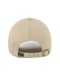 '47 Brand Men's Khaki Minnesota Wild Logo Clean Up Adjustable Hat