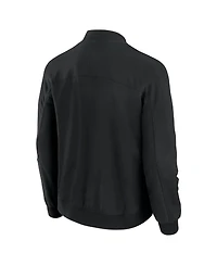 J. Palmer Men's Black Minnesota Vikings Lightweight Cover-4 Tri-Blend Full-Zip Jacket