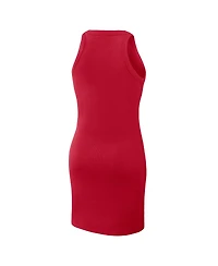 Fanatics Women's Scarlet San Francisco 49ers Push Beyond Tri-Blend Ribbed Sleeveless Dress