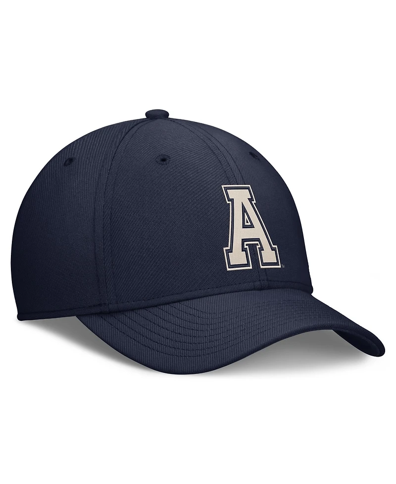 Nike Men's Navy Auburn Tigers Dri-fit Vintage Rise Swooshflex Flex Hat
