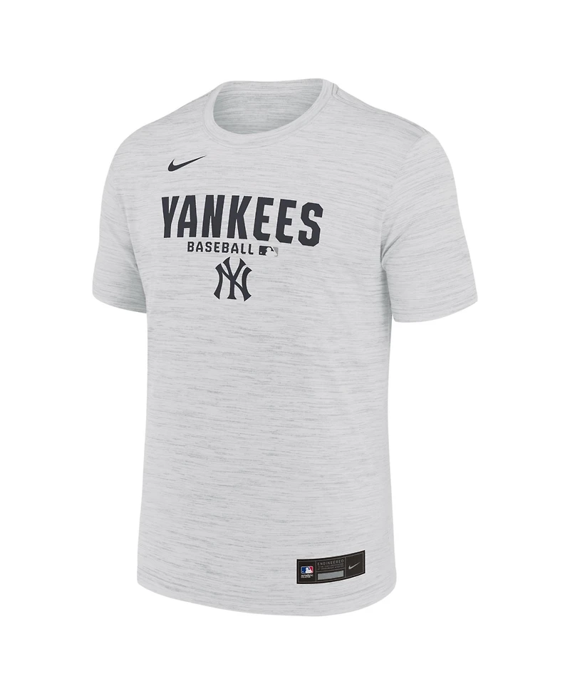 Nike Men's White New York Yankees Authentic Collection Velocity Dri-fit T-Shirt