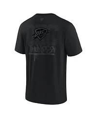 Fanatics Men's Oklahoma City Thunder Blackout Heavyweight T-Shirt