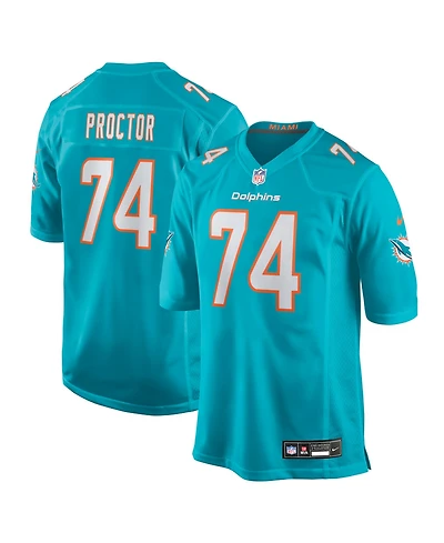 Nike Men's Kayden Proctor Aqua Miami Dolphins 2026 Nfl Draft First Round Pick No. 12 Team Game Jersey