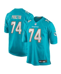 Nike Men's Kayden Proctor Aqua Miami Dolphins 2026 Nfl Draft First Round Pick No. 12 Team Game Jersey