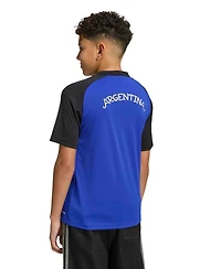 Adidas Big Boys and Girls Blue Argentina National Team 2026 Pre-Match Jersey