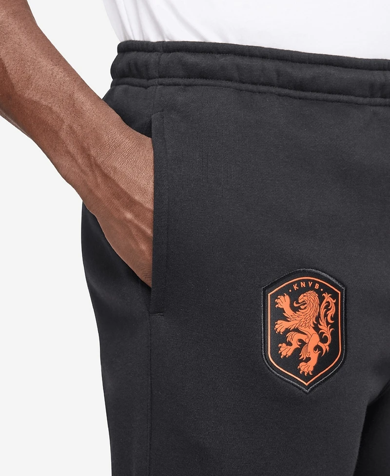 Nike Men's Black Netherlands National Team Club Jogger Pants
