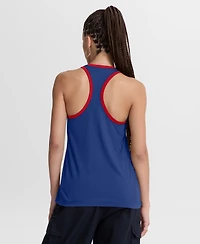 Nike Women's Royal Philadelphia Phillies Tri-Blend Dri-fit Racerback Tank Top