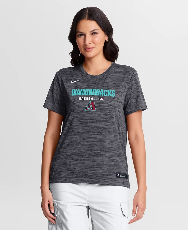 Nike Women's Black Arizona Diamondbacks Authentic Collection Velocity Dri-fit T-Shirt