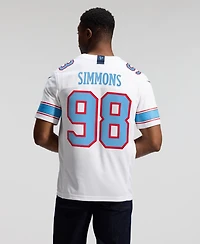 Nike Men's Jeffery Simmons White Tennessee Titans Vapor F.u.s.e. Sewn Down Limited Jersey