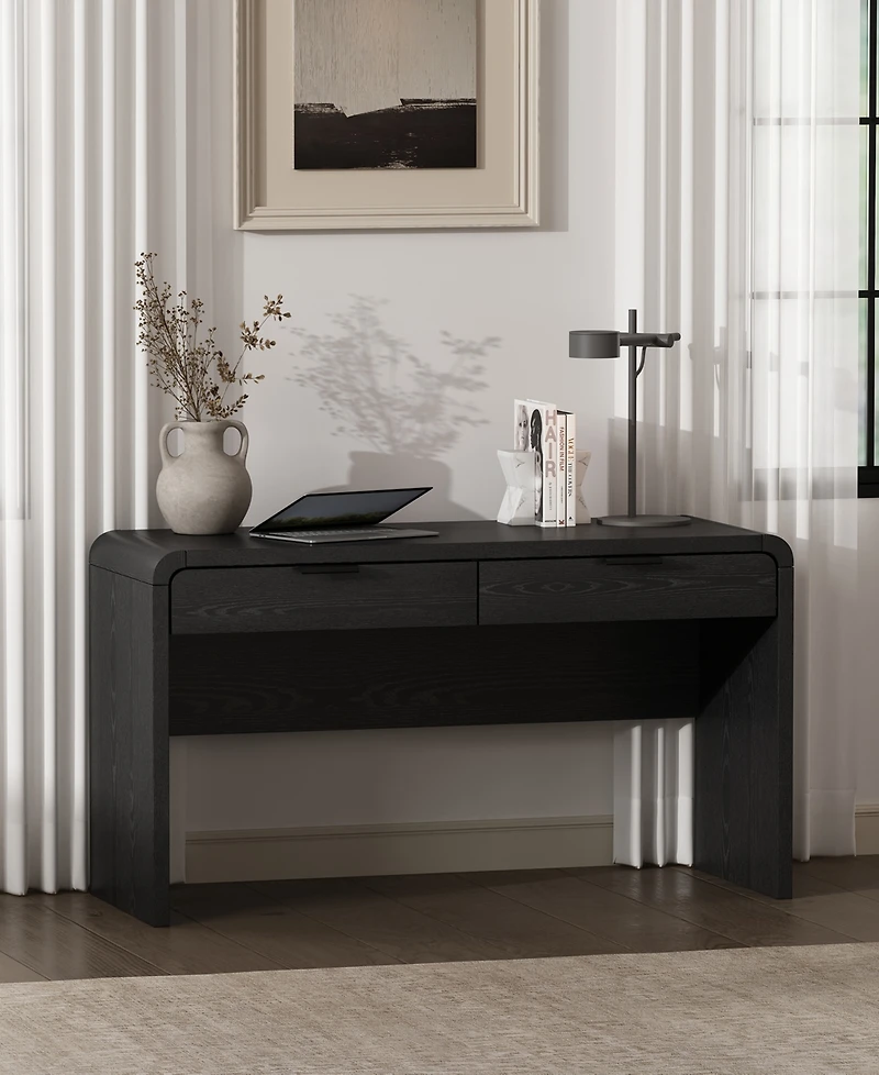 Manhattan Comfort Grace 54" 2-Drawer Office Desk
