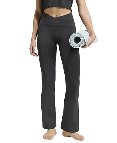 adidas Women's 3-Stripes Studio All Me Flare X-Over Training Tights
