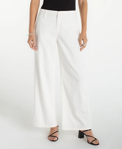 Liverpool Los Angeles Petite Weekender Wide-Leg Pants