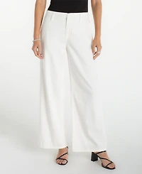 Liverpool Los Angeles Petite Weekender Wide-Leg Pants