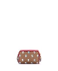 Pre-Owned Gucci Mini Doraemon Crossbody Bag Printed Gg Coated Canvas