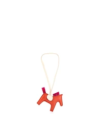 Pre-Owned HERMES Pm GriGri Rodeo Bag Charm Leather with Horse Hair
