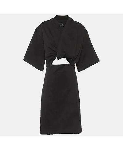 Pre-Owned Jacquemus Women's Cotton Twisted The Bahia T-Shirt Dress